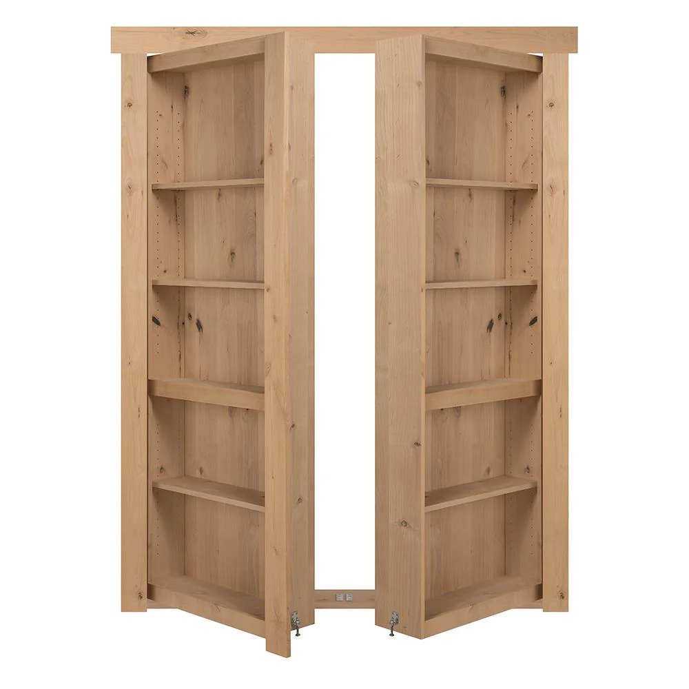Hidden Knotty Alder French Door