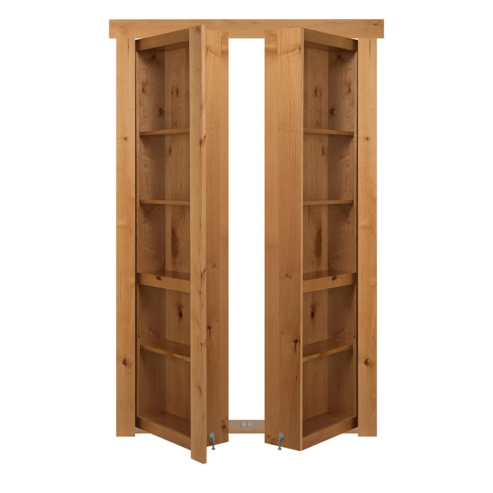 Hidden Knotty Alder French Door - Image 3