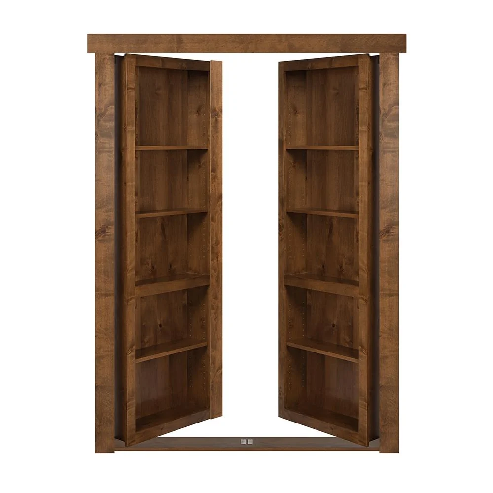 Hidden Knotty Alder French Door - Image 7