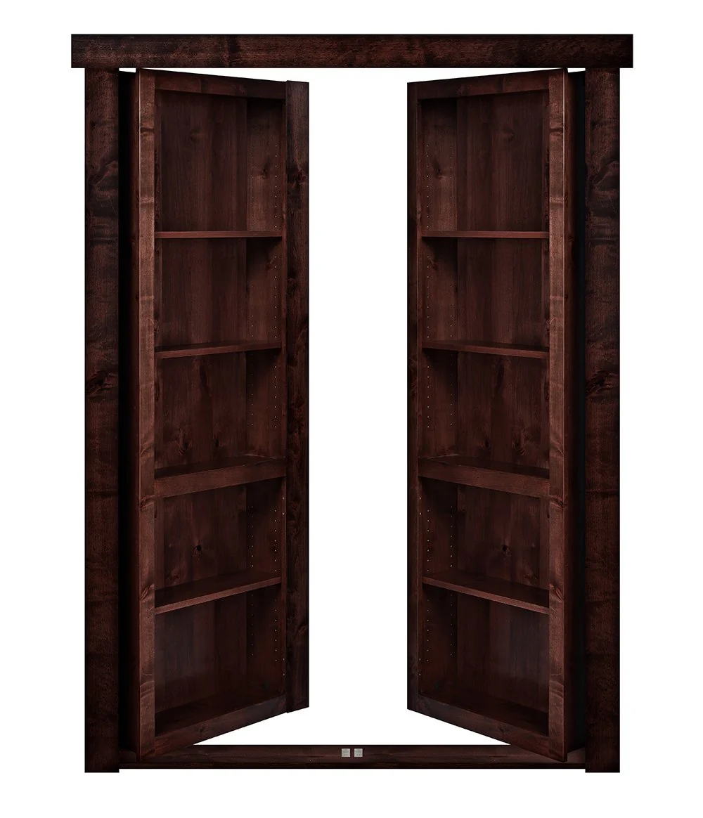 Hidden Knotty Alder French Door - Image 9