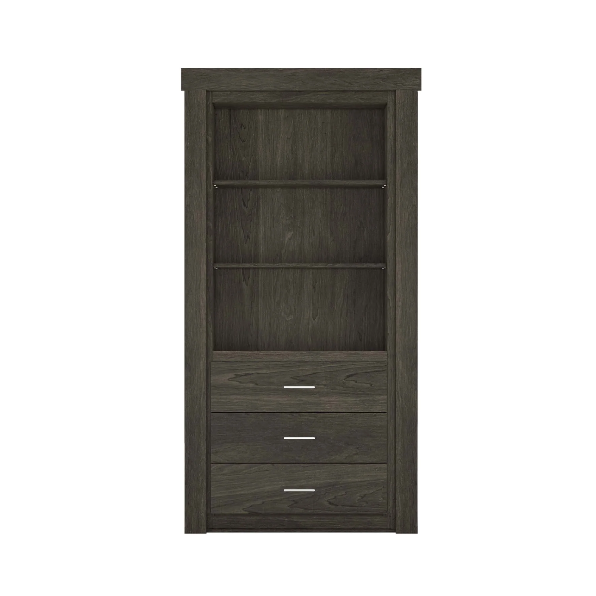 Hidden Flush Mount Maple Dresser Door - Image 3