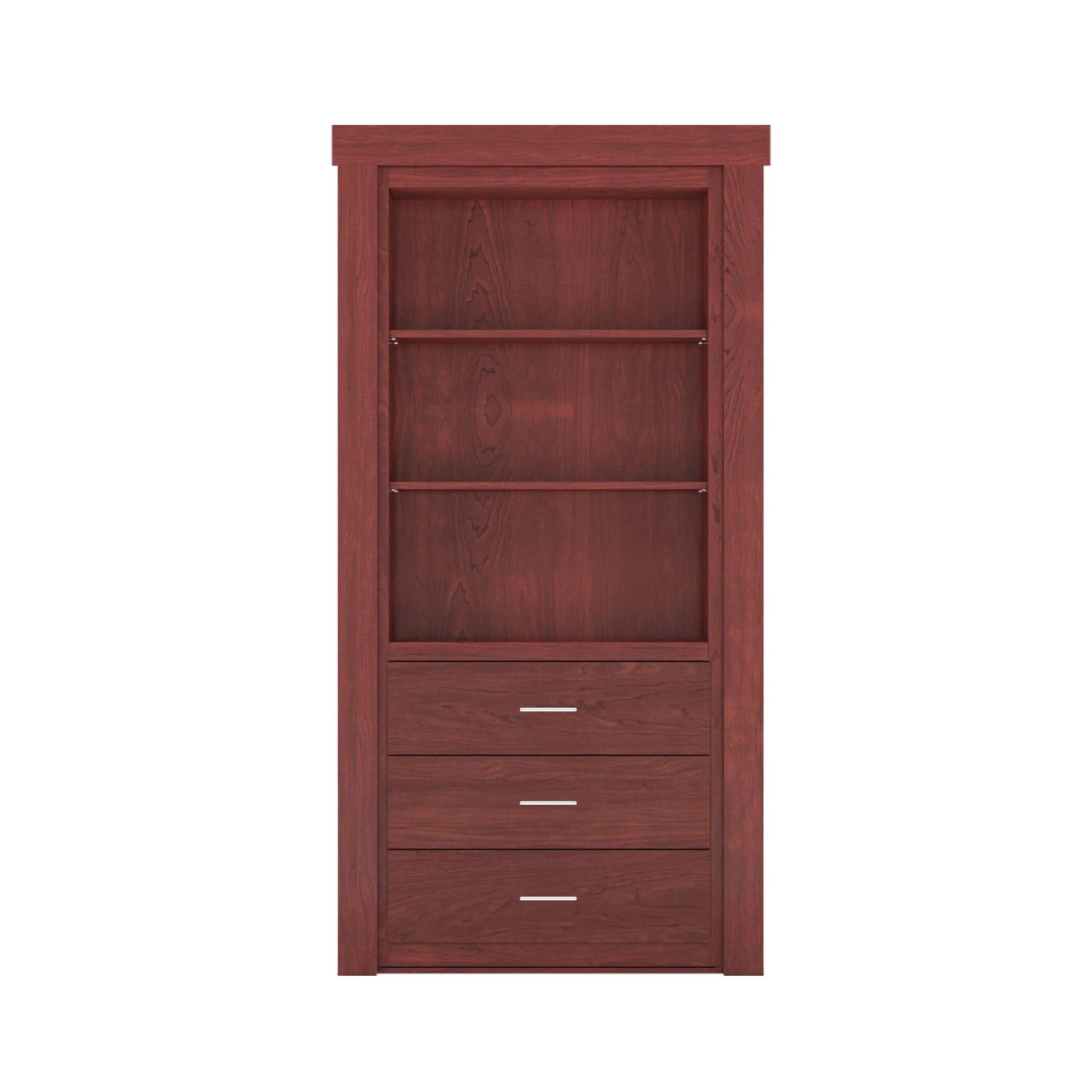 Hidden Flush Mount Maple Dresser Door - Image 4