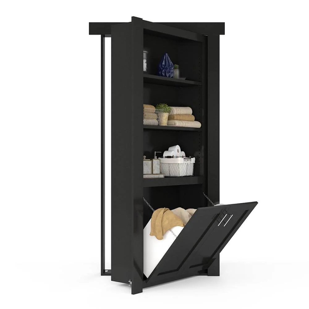 Hidden Flush Mount Paint Grade Hamper Door - Image 3