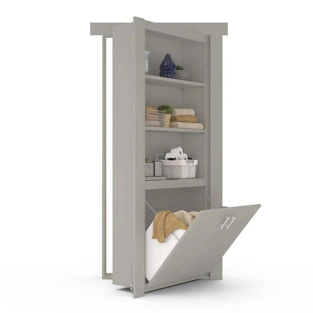 Hidden Flush Mount Paint Grade Hamper Door - Image 4