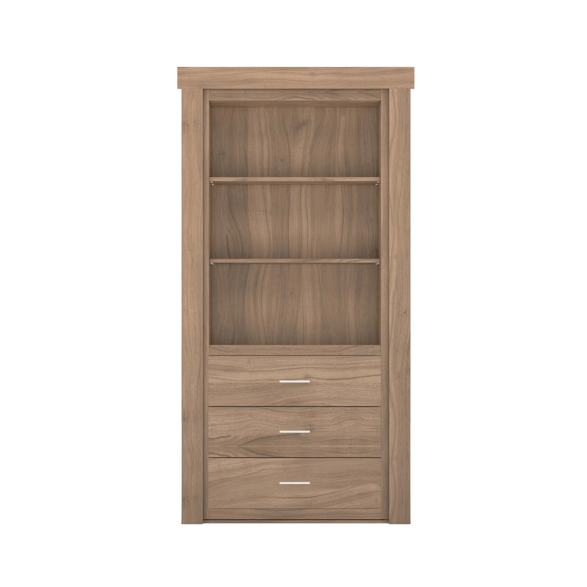 Hidden Flush Mount Walnut Dresser Door - Image 2