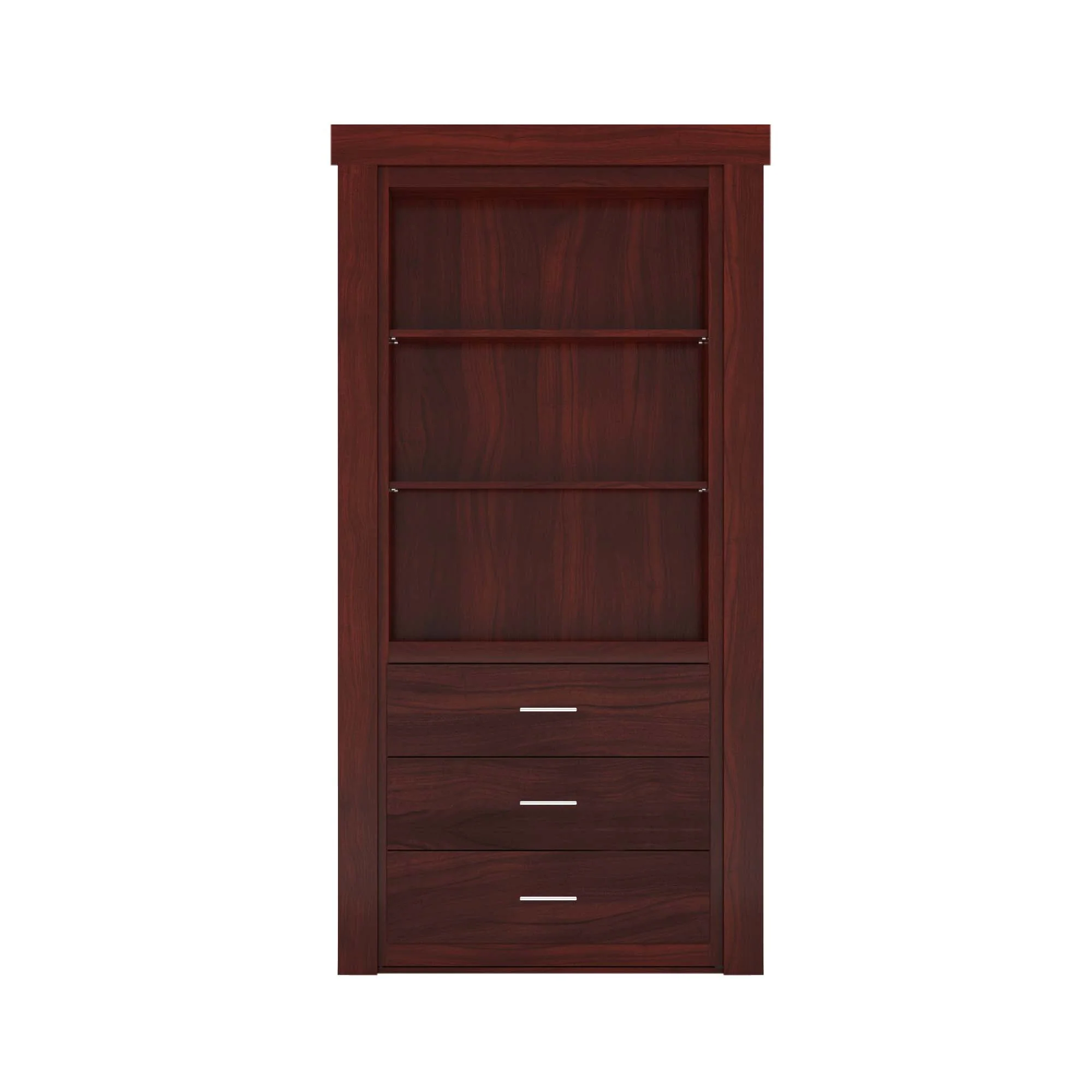 Hidden Flush Mount Walnut Dresser Door - Image 4