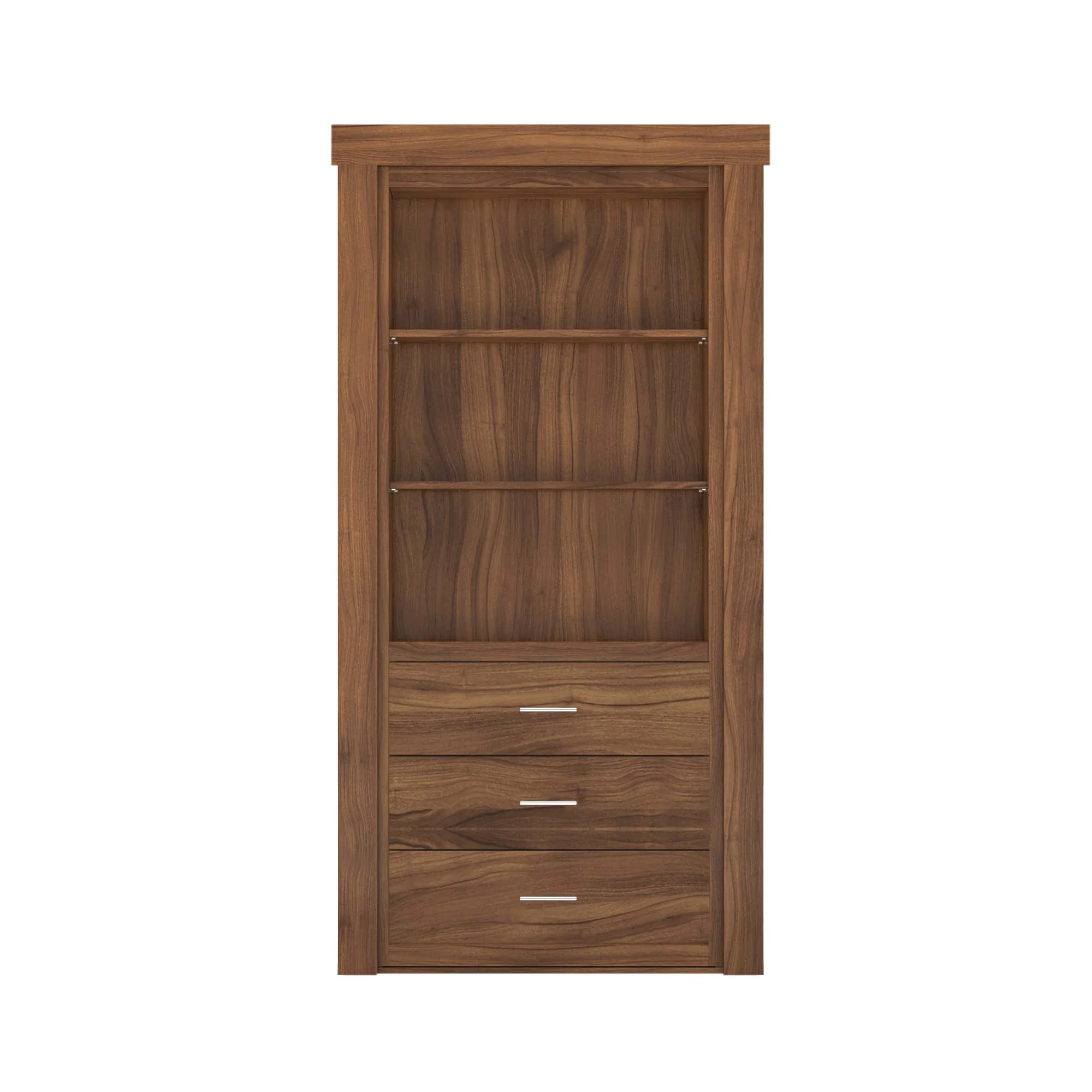 Hidden Flush Mount Walnut Dresser Door - Image 7