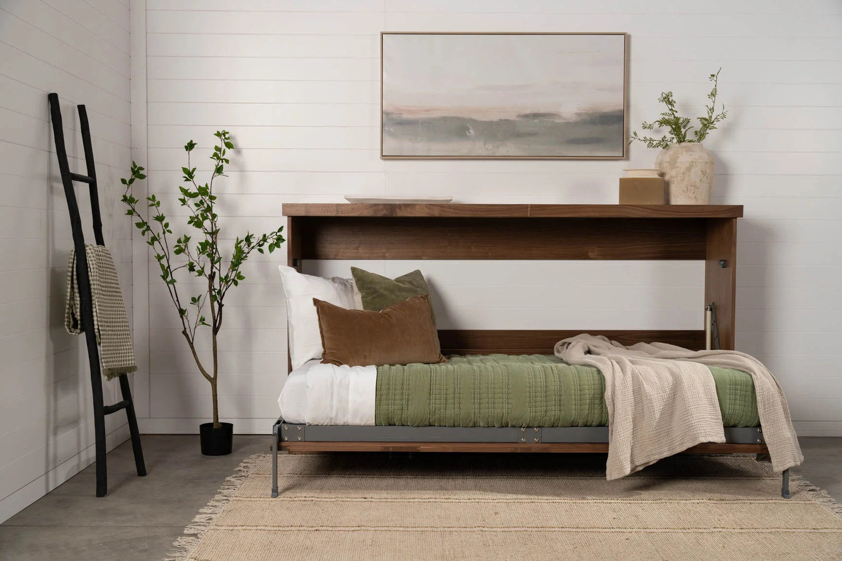 Twin XL Horizontal Murphy Bed (Unassembled) - Image 5