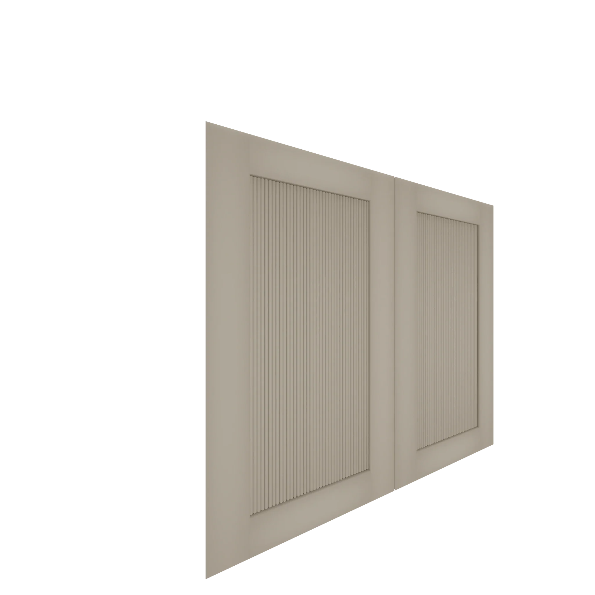 Lower Inset Shaker Cabinet Door (Single Door) (Paint Grade)