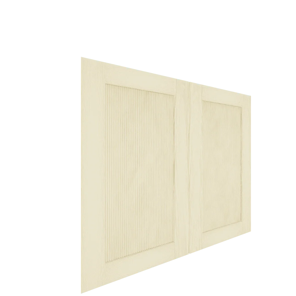 Lower Inset Shaker Cabinet Door (White Oak) (Single Door) - Image 2