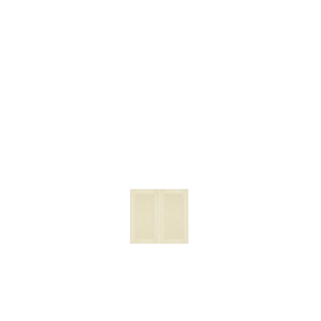 Lower Inset Shaker Cabinet Door (White Oak) (Single Door) - Image 4