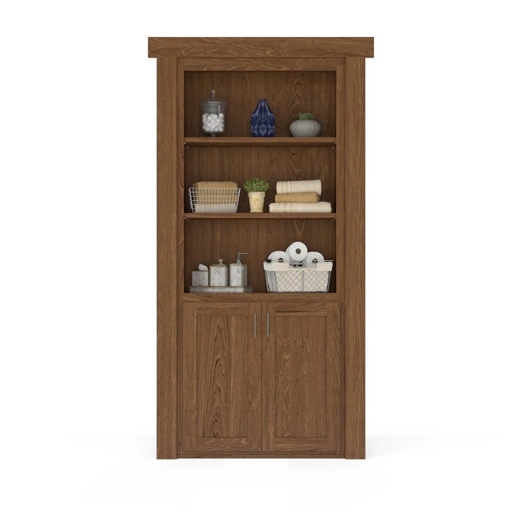 Hidden Flush Mount Maple Hamper Door - Image 10