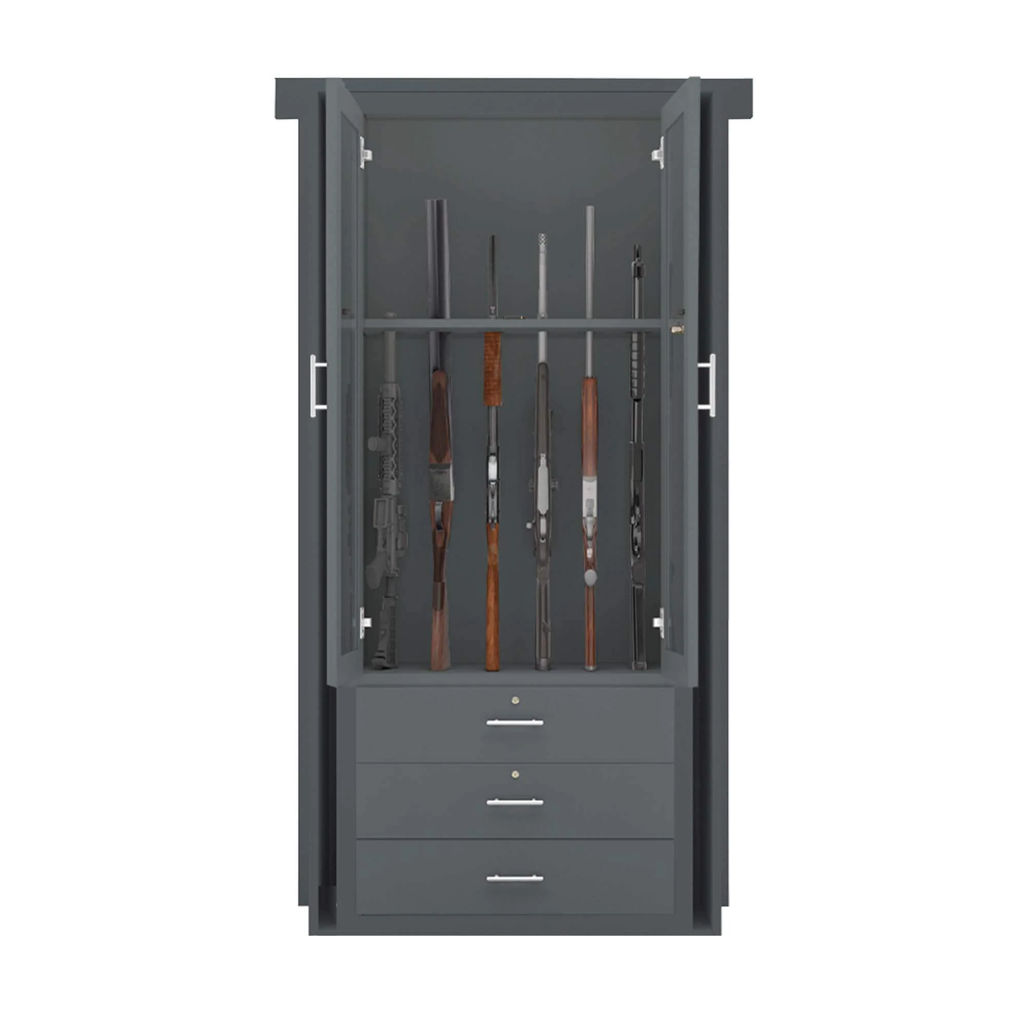 Mirror Gun Cabinet Door - Image 7