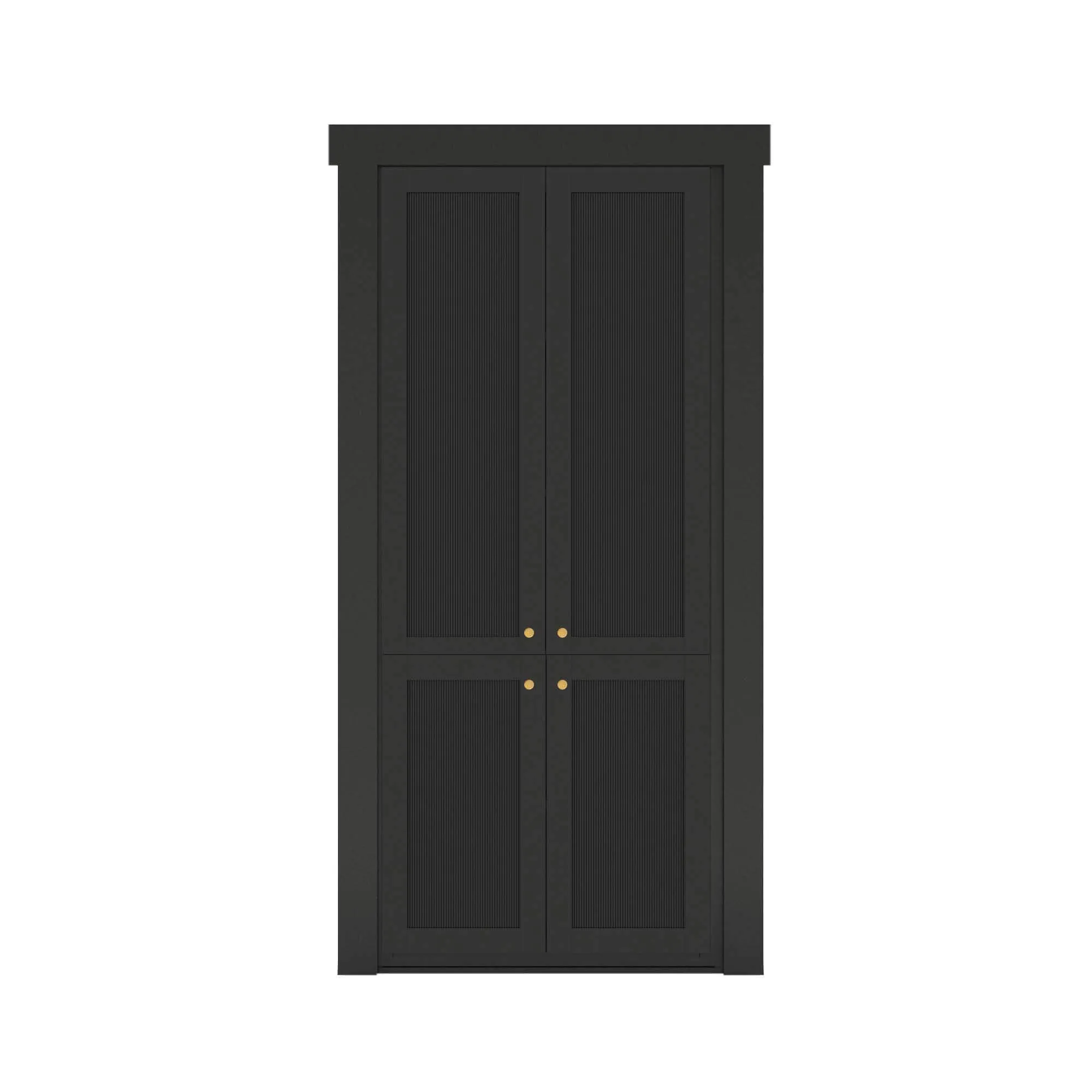 Mid-Century Murphy Door (Reeded Bookcase Door) - Image 10