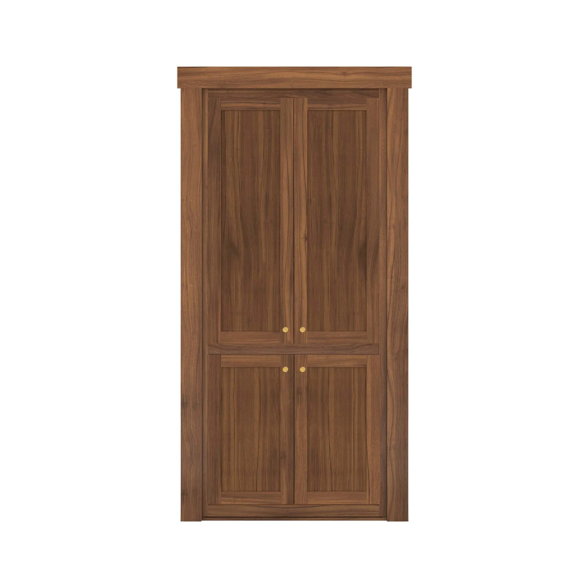 Mid-Century Murphy Door (Reeded Bookcase Door) - Image 3