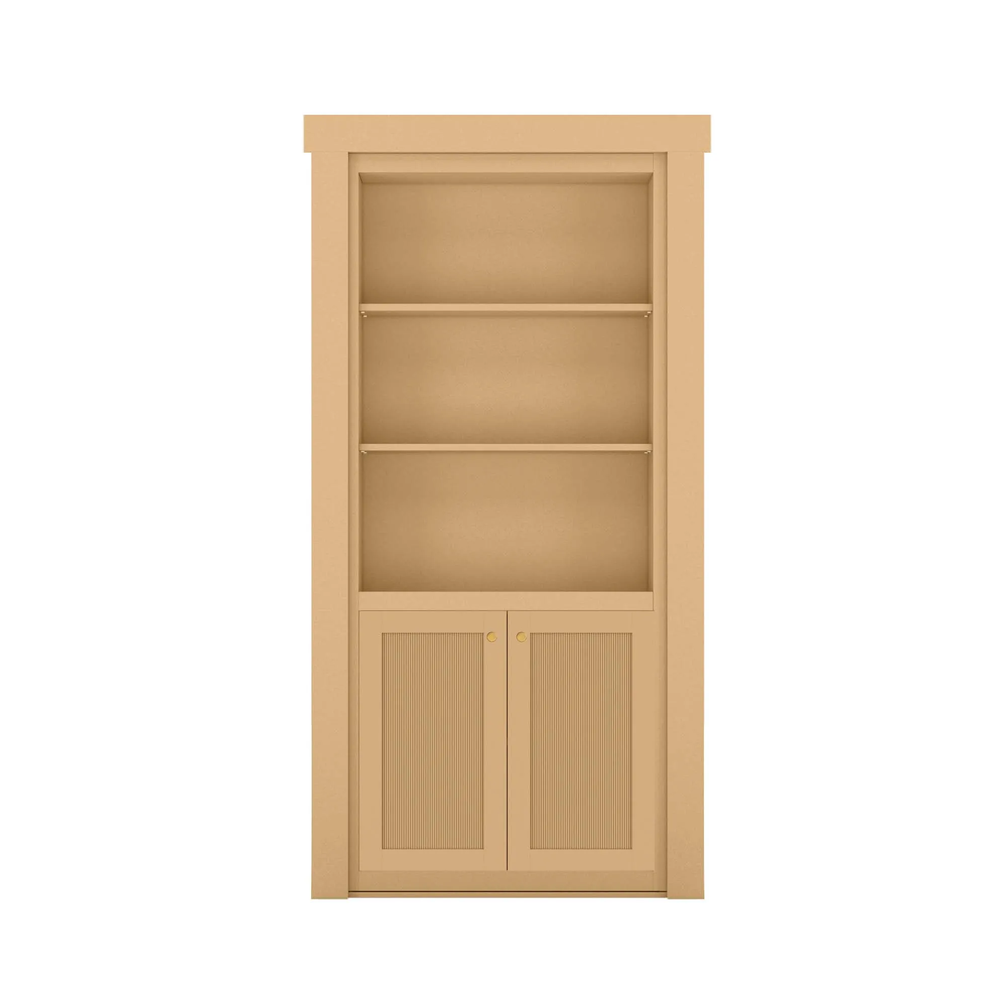 Mid-Century Murphy Door (Reeded Bookcase Door) - Image 4