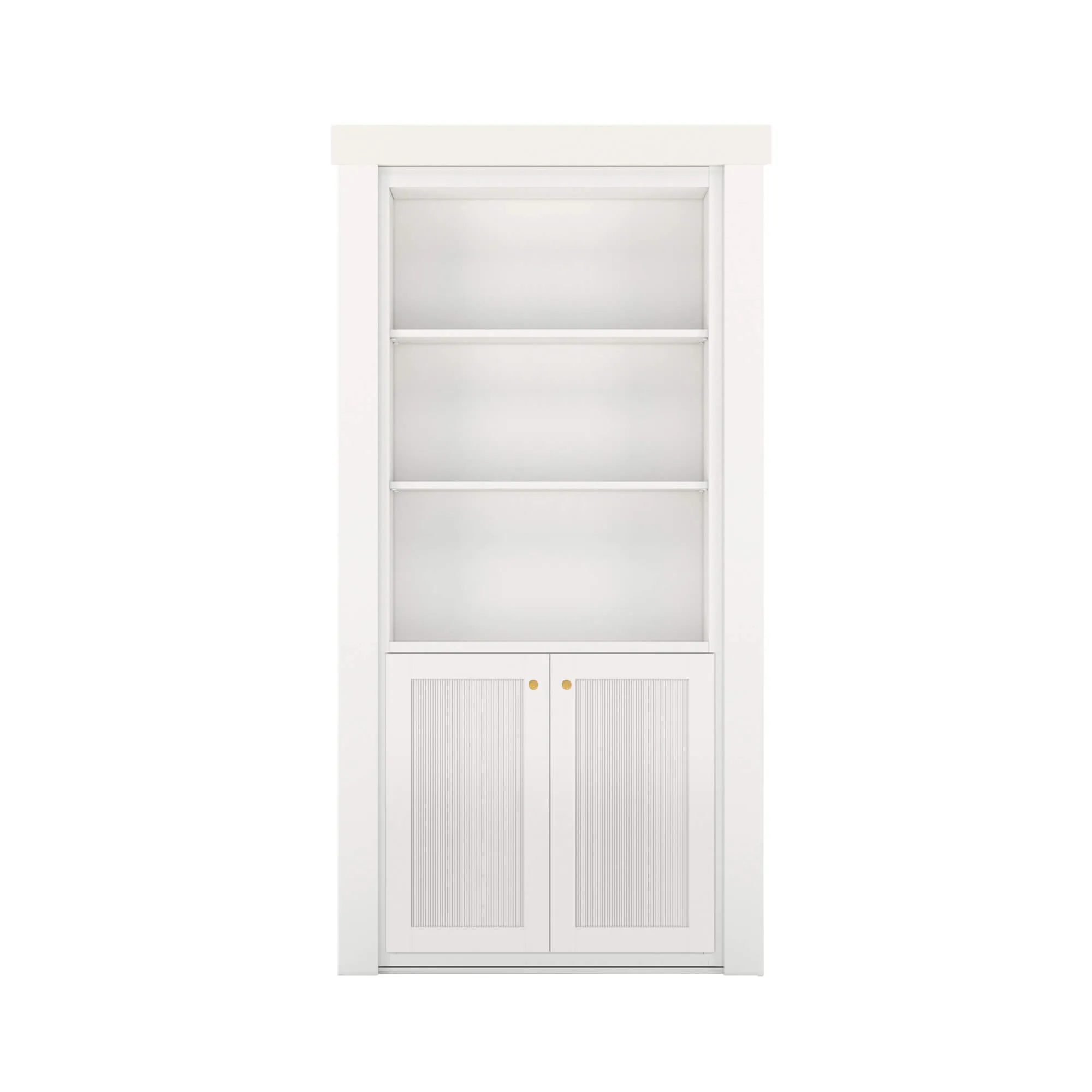 Mid-Century Murphy Door (Reeded Bookcase Door) - Image 5