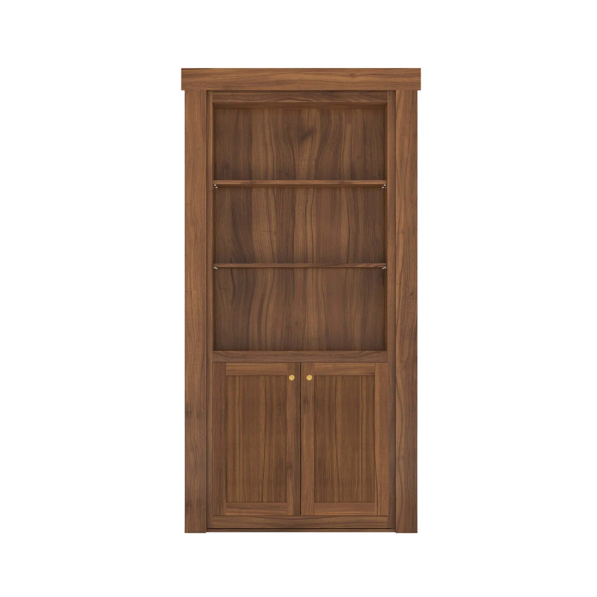 Mid-Century Murphy Door (Reeded Bookcase Door) - Image 6