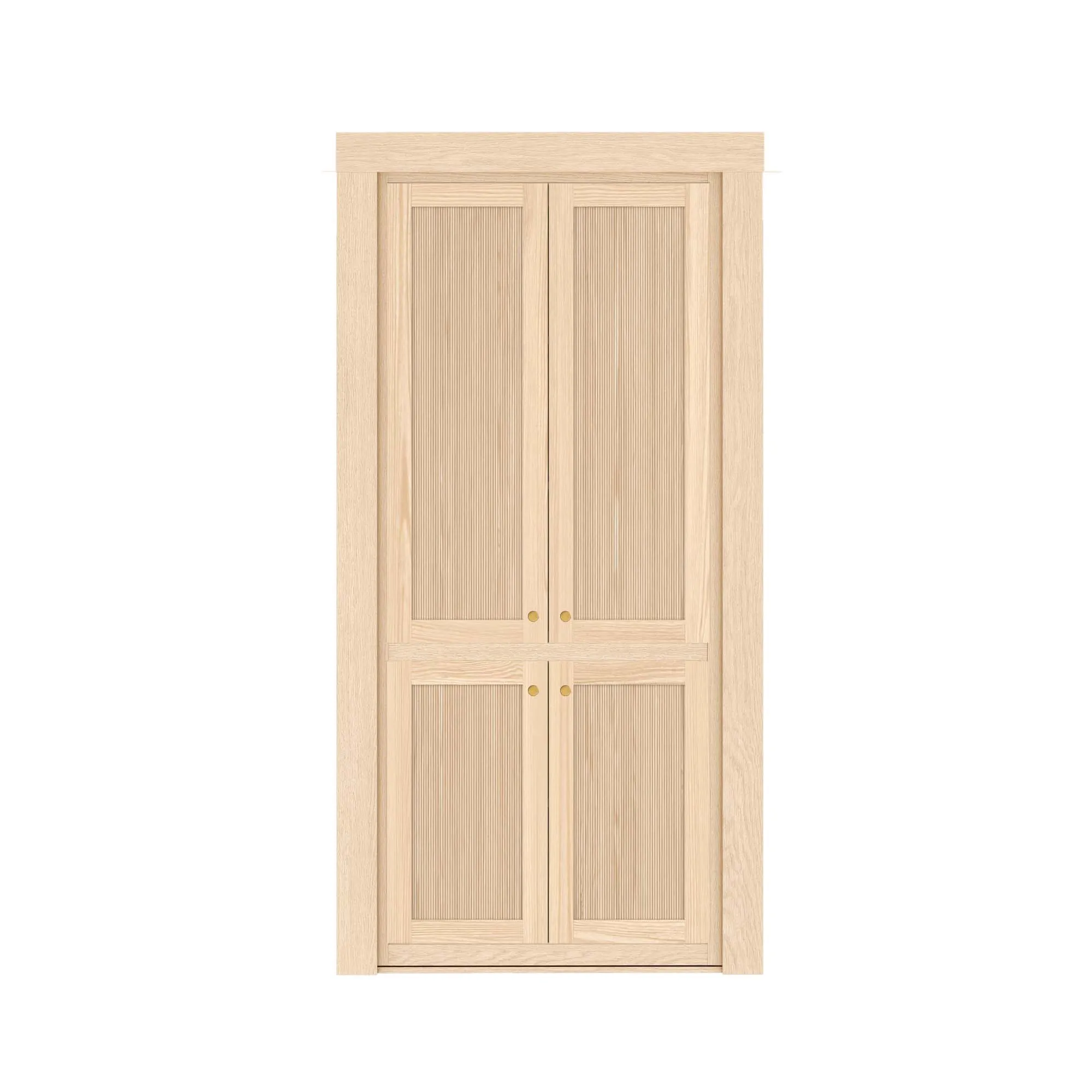 Mid-Century Murphy Door (Reeded Bookcase Door) - Image 7