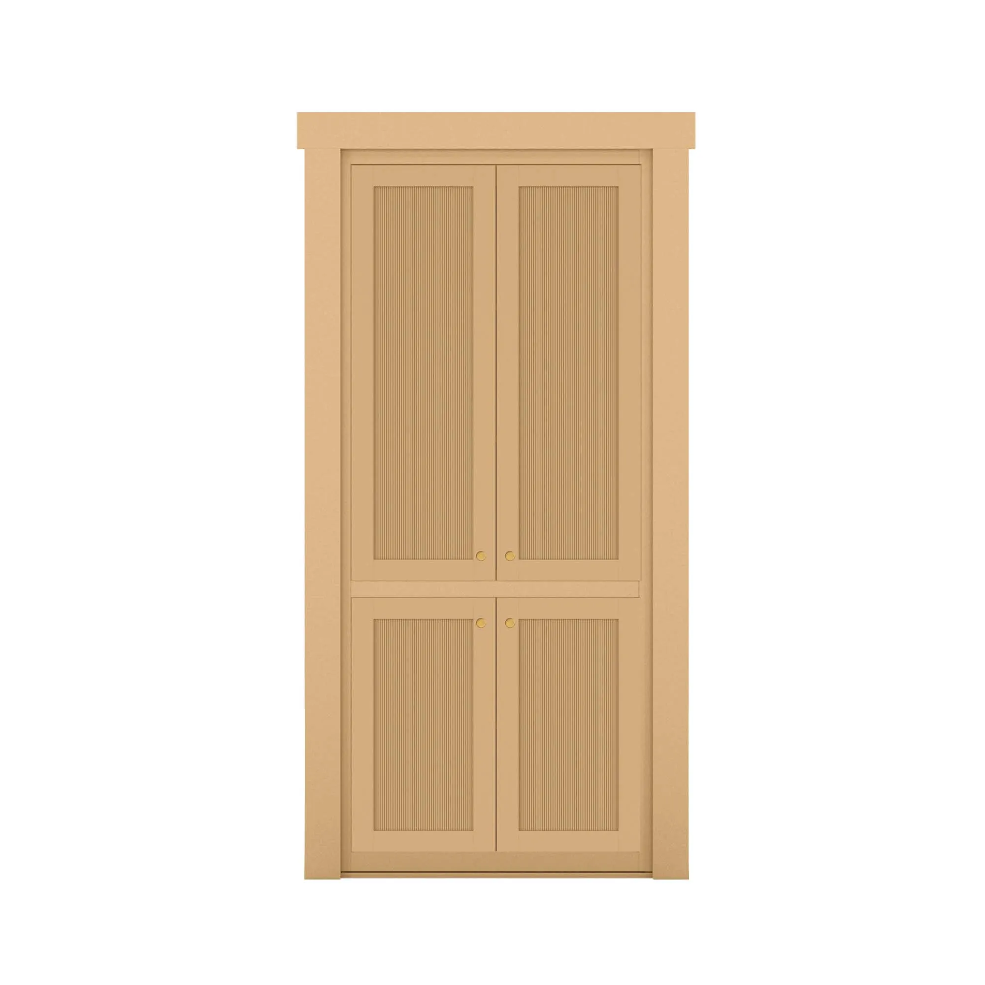 Mid-Century Murphy Door (Reeded Bookcase Door) - Image 8