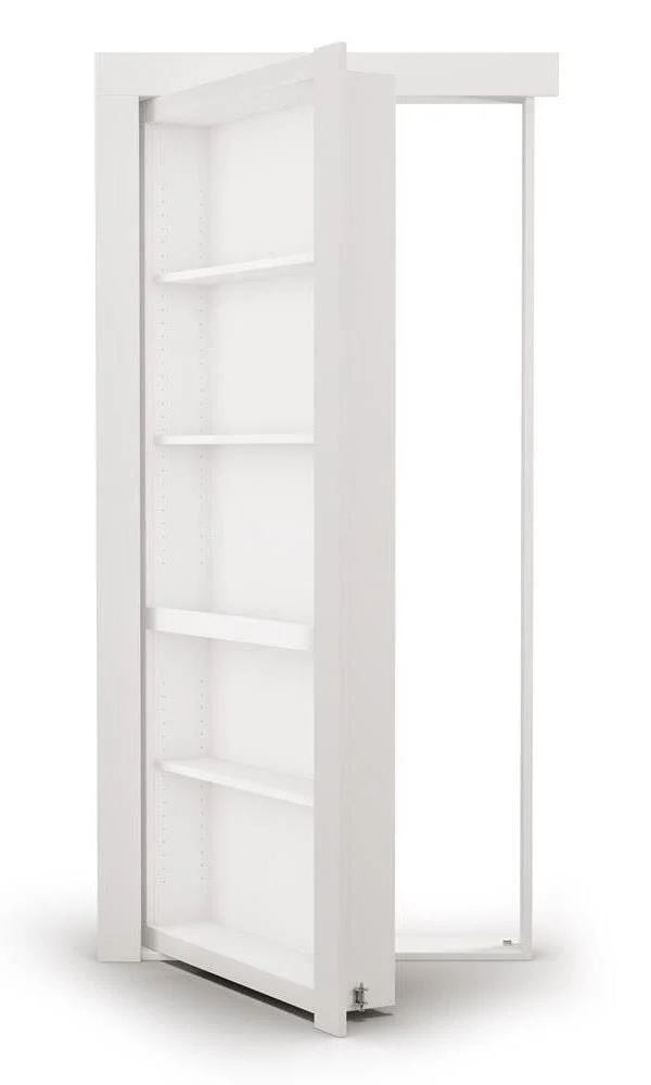 Assembled Flush Mount Paint Grade Hidden Bookcase Door - Image 8