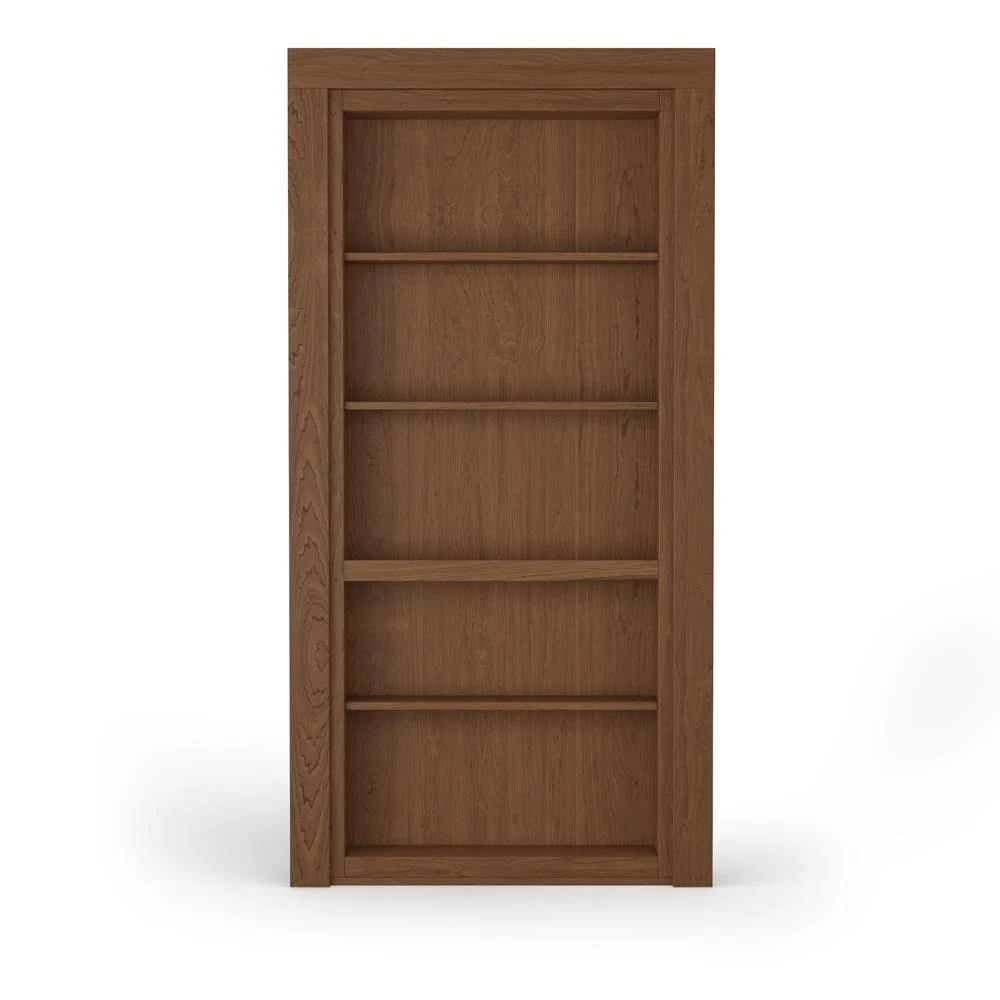 Single Flush Mount Maple Hidden Bookcase Door - Image 15