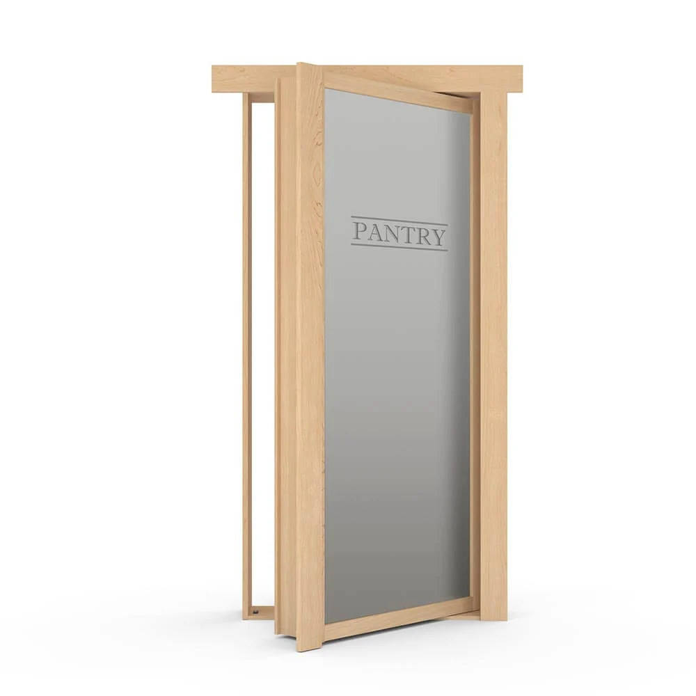 Hidden Flush Mount Maple Pantry Door - Image 2