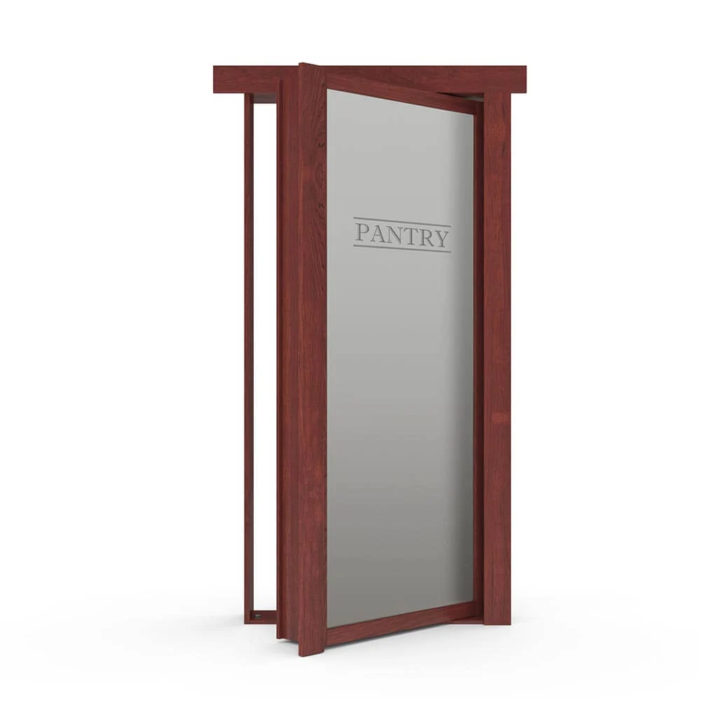 Hidden Flush Mount Maple Pantry Door - Image 4
