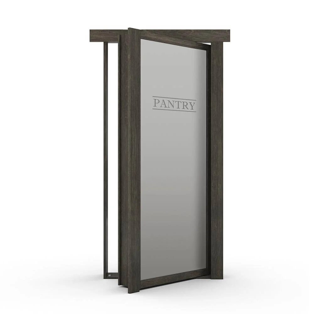 Hidden Flush Mount Maple Pantry Door - Image 6
