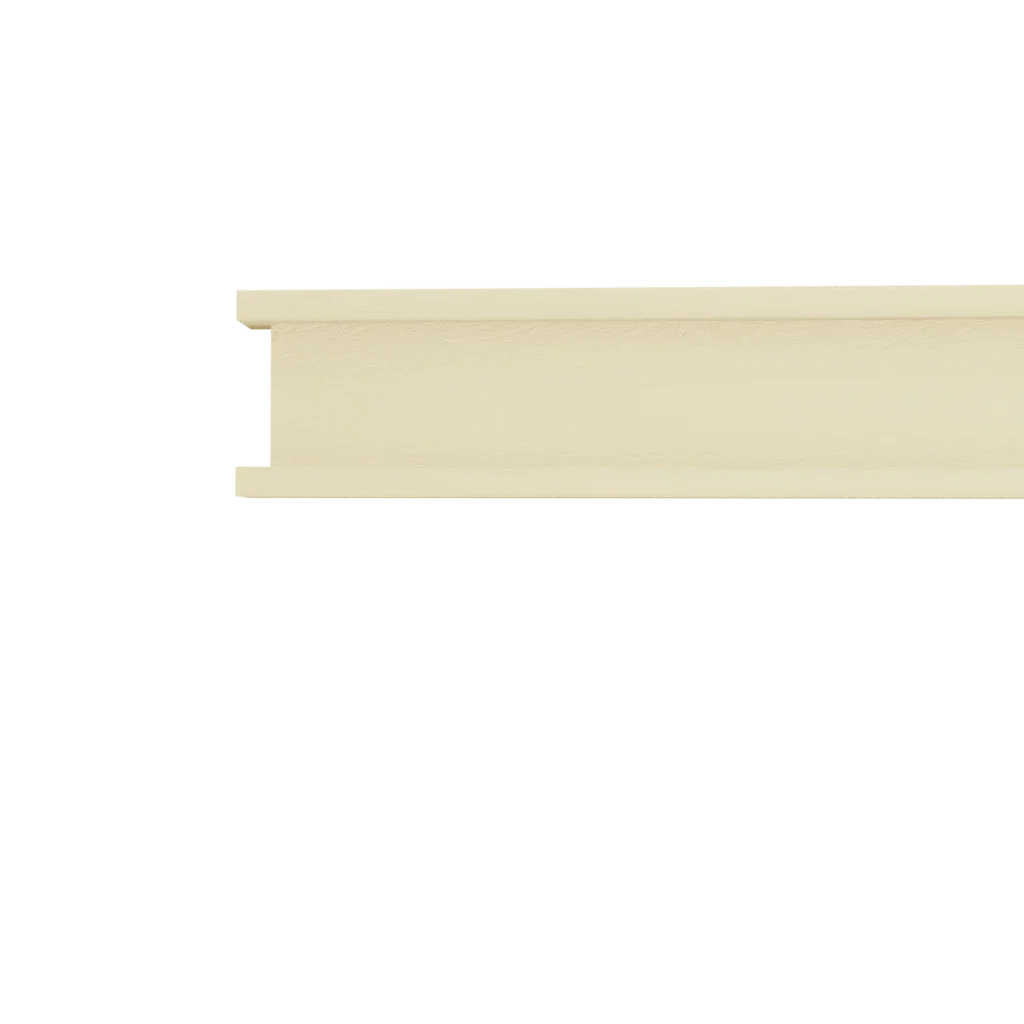 Square Back Entablature (White Oak) (Single Door)