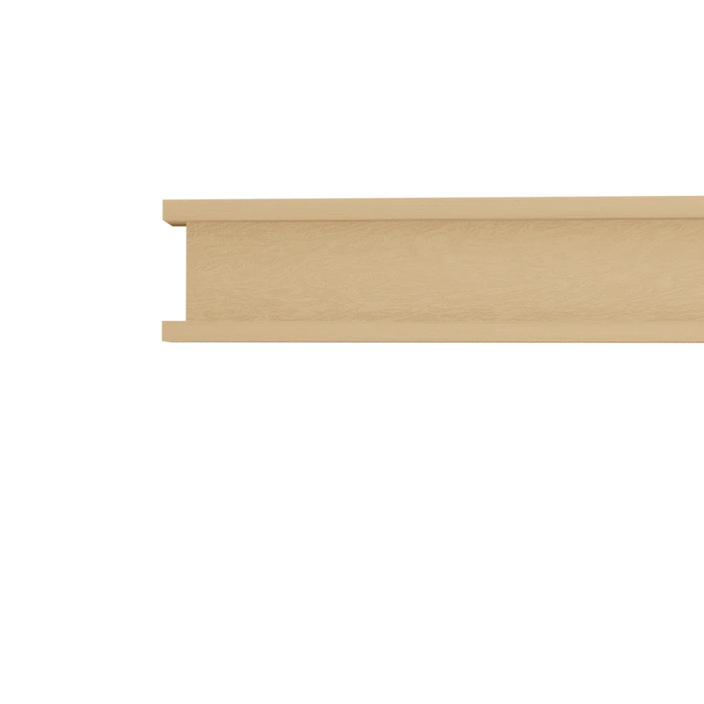 Square Back Entablature (White Oak) (Single Door) - Image 2