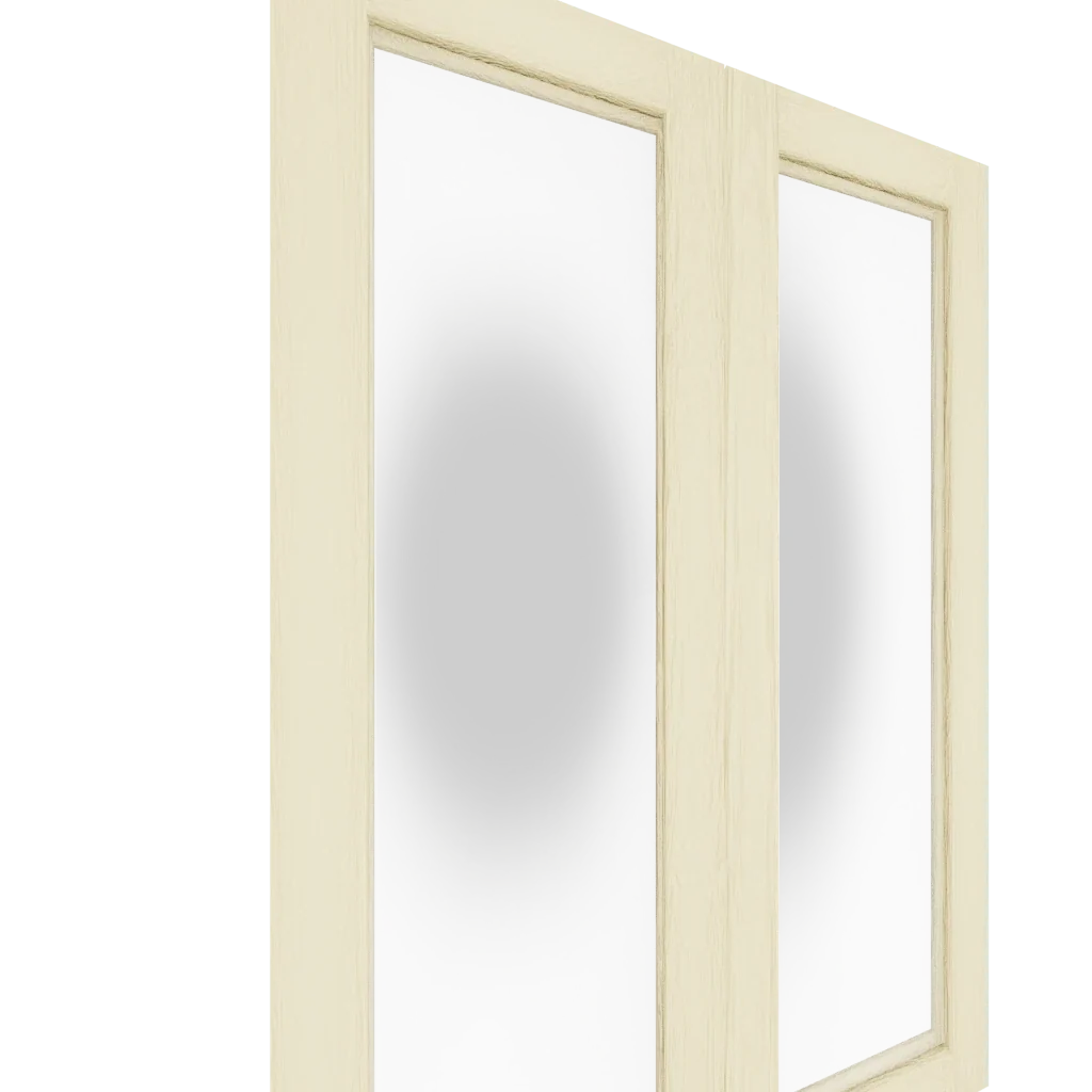 Upper Glass Panel Cabinet Door (White Oak) (Single Door) - Image 2