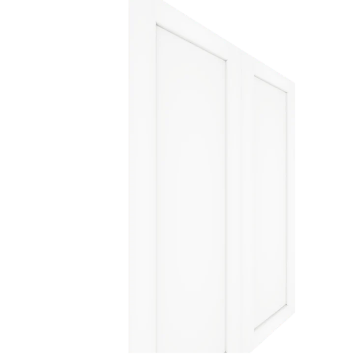 Upper Inset Shaker Cabinet Door (Single Door) (Paint Grade) - Image 3