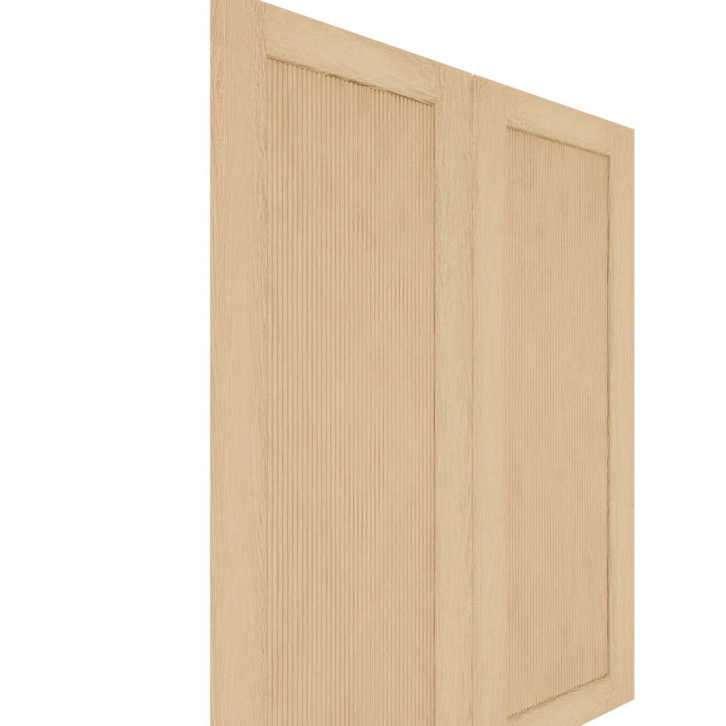 Upper Inset Shaker Cabinet Door (White Oak) (Single Door)