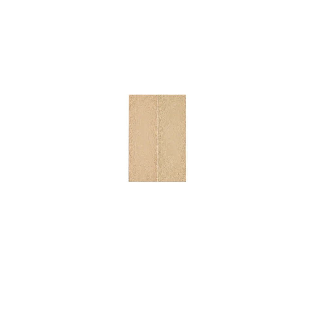Upper Inset Slab Cabinet Door (White Oak) (Single Door) - Image 3