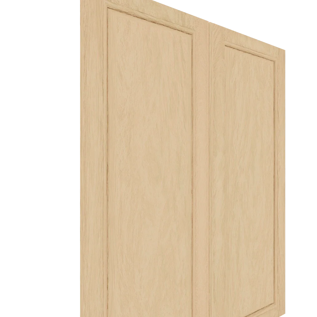 Upper Raised Panel Cabinet Door (White Oak) (Single Door)