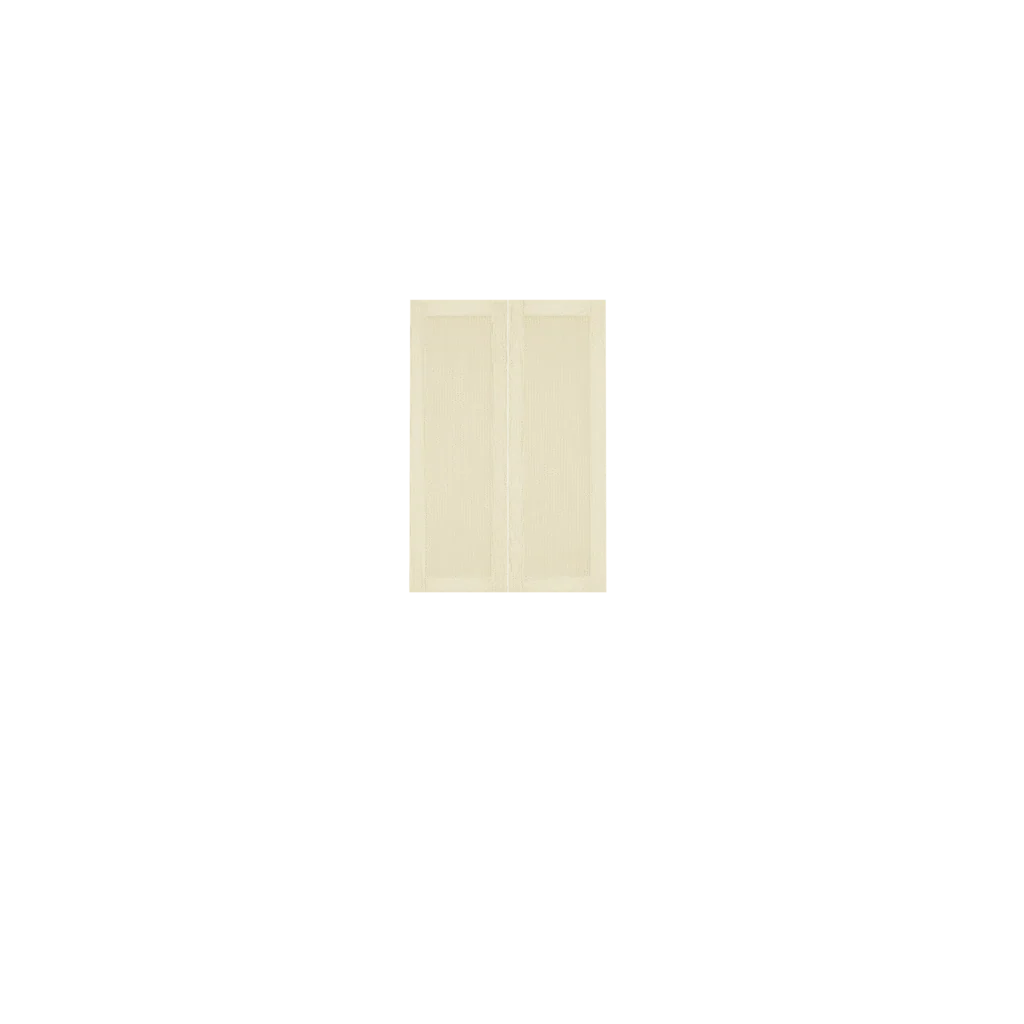 Upper Reeded Shaker Cabinet Door (White Oak) (Single Door) - Image 4